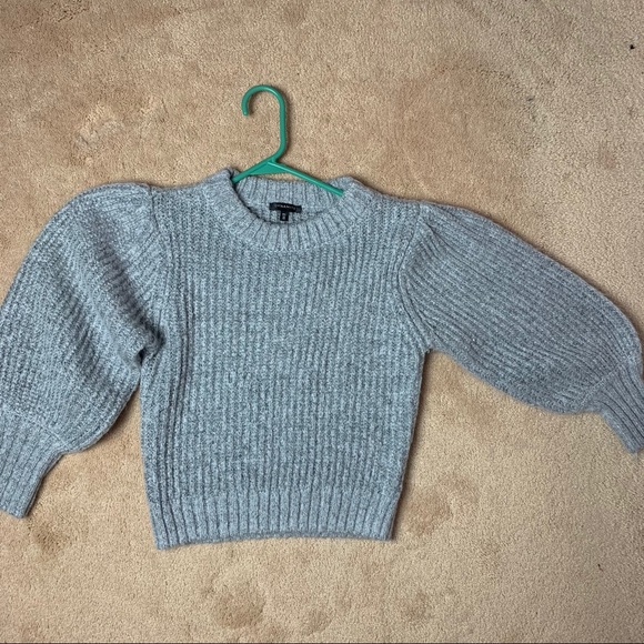 Dynamite Balloon Sleeve Crop Sweater - Picture 5 of 5